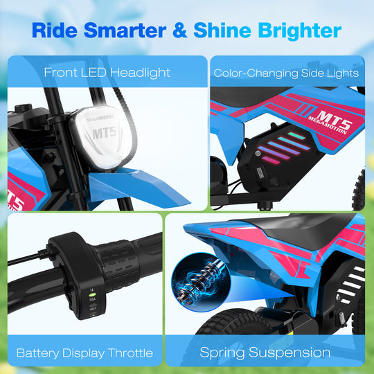 MEGA MOTION MT5 Electric Motorcycle: Detailed Selling Points Images