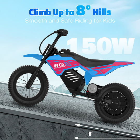 MEGA MOTION MT5 children's electric motorcycle can climb up to 8° Image