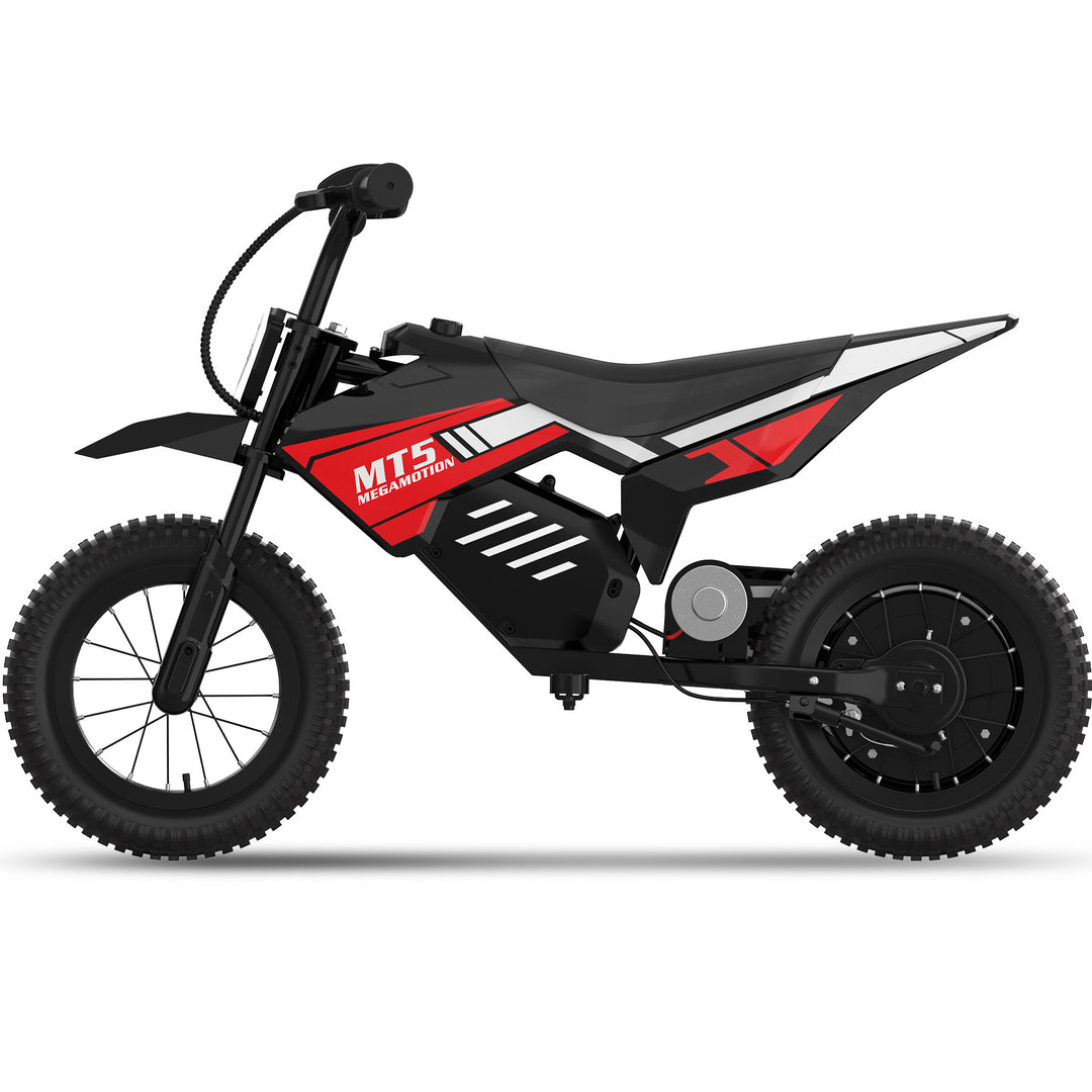 MEGA MOTION MT5 Black Children's Electric Motorcycle Image