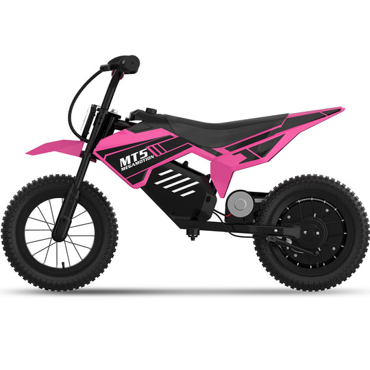 MEGA MOTION MT5 Pink Children's Electric Motorcycle Pictures