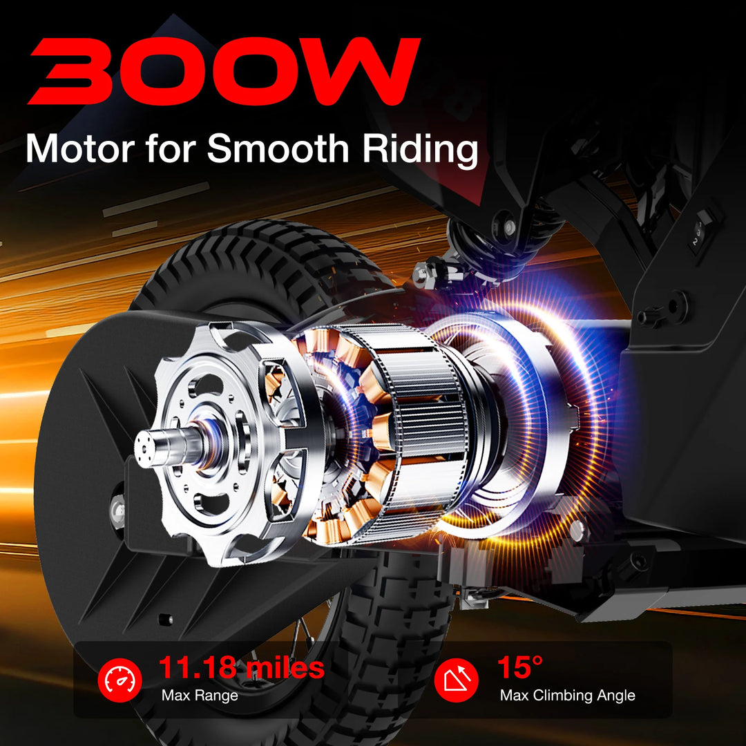 MEGA MOTION MT8 Children's Electric Motorcycle with 300W Motor picture