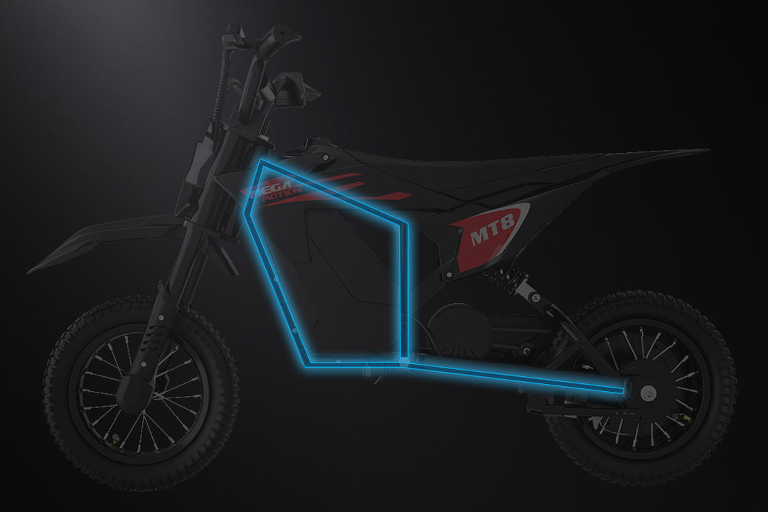 MEGA MOTION MT8 Electric Motorcycle Sturdy Frame image