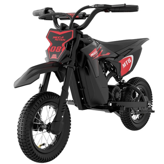 MEGA MOTION MT8 Red Kids Electric Motorcycle Picture