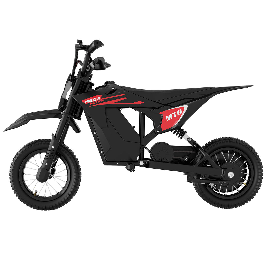 MEGA MOTION MT8 Red Children's Electric Motorcycle Image
