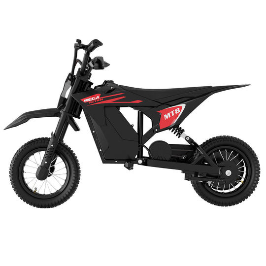 MEGA MOTION MT8 Red Children's Electric Motorcycle Image
